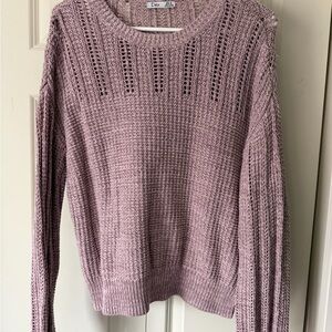 Dex Mauve Knit Sweater